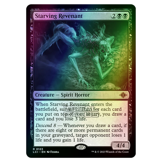 Magic The Gathering - The Lost Caverns of Ixalan - Starving Revenant - 0123 (Foil)