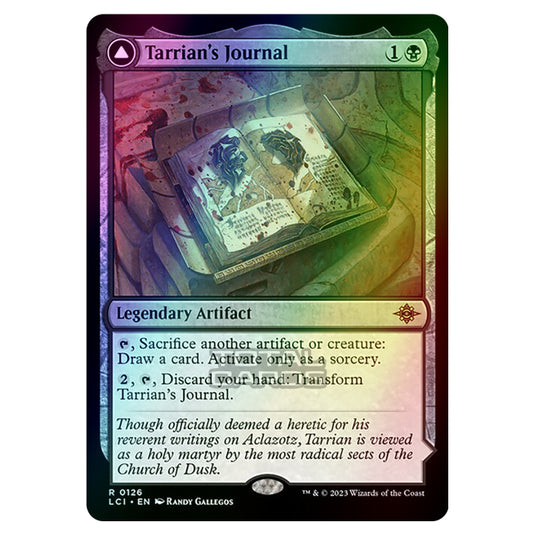Magic The Gathering - The Lost Caverns of Ixalan - Tarrian's Journal // The Tomb of Aclazotz - 0126 (Foil)