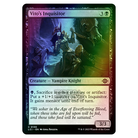 Magic The Gathering - The Lost Caverns of Ixalan - Vito's Inquisitor - 0130 (Foil)