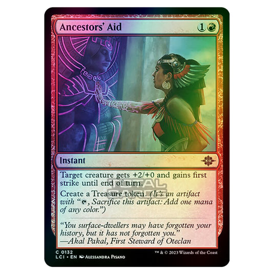 Magic The Gathering - The Lost Caverns of Ixalan - Ancestors' Aid - 0132 (Foil)