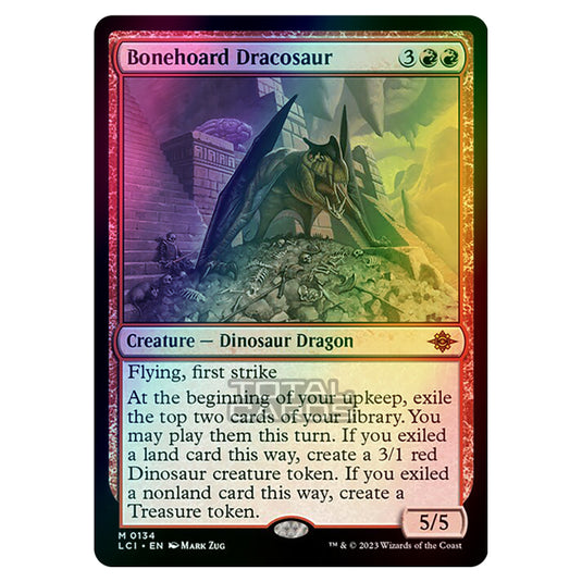 Magic The Gathering - The Lost Caverns of Ixalan - Bonehoard Dracosaur - 0134 (Foil)