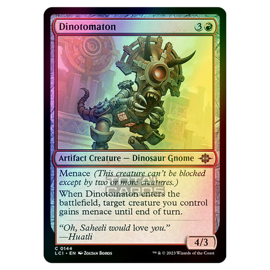 Magic The Gathering - The Lost Caverns of Ixalan - Dinotomaton - 0144 (Foil)