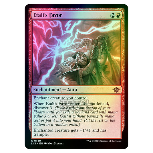 Magic The Gathering - The Lost Caverns of Ixalan - Etali's Favor - 0149 (Foil)