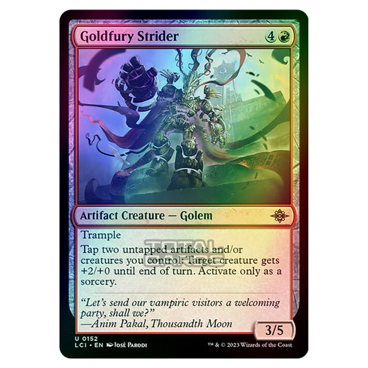 Magic The Gathering - The Lost Caverns of Ixalan - Goldfury Strider - 0152 (Foil)