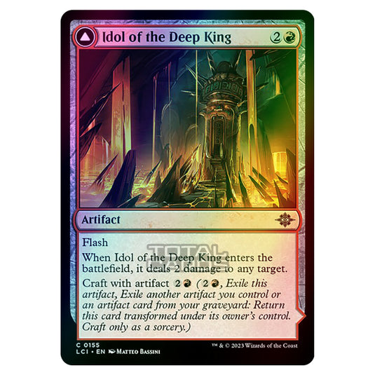 Magic The Gathering - The Lost Caverns of Ixalan - Idol of the Deep King // Sovereign's Macuahuitl - 0155 (Foil)