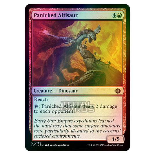 Magic The Gathering - The Lost Caverns of Ixalan - Panicked Altisaur - 0159 (Foil)