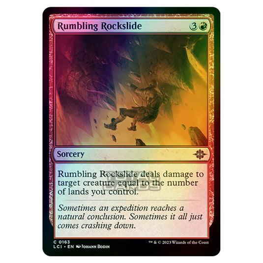 Magic The Gathering - The Lost Caverns of Ixalan - Rumbling Rockslide - 0163 (Foil)