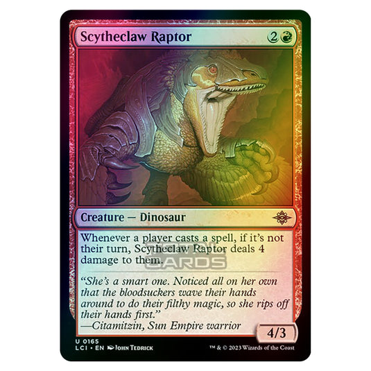 Magic The Gathering - The Lost Caverns of Ixalan - Scytheclaw Raptor - 0165 (Foil)