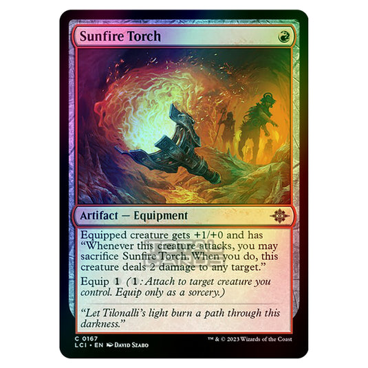 Magic The Gathering - The Lost Caverns of Ixalan - Sunfire Torch - 0167 (Foil)