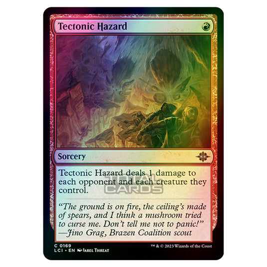 Magic The Gathering - The Lost Caverns of Ixalan - Tectonic Hazard - 0169 (Foil)