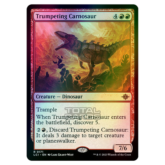 Magic The Gathering - The Lost Caverns of Ixalan - Trumpeting Carnosaur - 0171 (Foil)