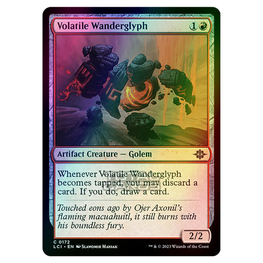 Magic The Gathering - The Lost Caverns of Ixalan - Volatile Wanderglyph - 0172 (Foil)