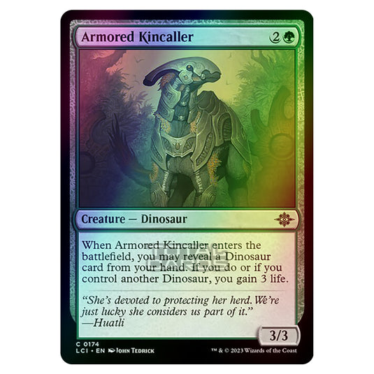 Magic The Gathering - The Lost Caverns of Ixalan - Armored Kincaller - 0174 (Foil)