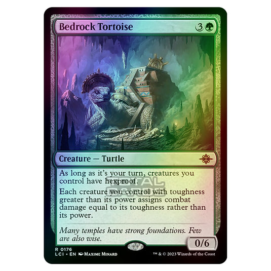 Magic The Gathering - The Lost Caverns of Ixalan - Bedrock Tortoise - 0176 (Foil)