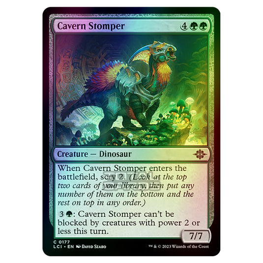 Magic The Gathering - The Lost Caverns of Ixalan - Cavern Stomper - 0177 (Foil)