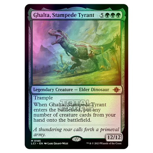 Magic The Gathering - The Lost Caverns of Ixalan - Ghalta, Stampede Tyrant - 0185 (Foil)