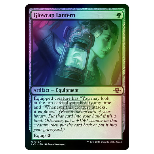 Magic The Gathering - The Lost Caverns of Ixalan - Glowcap Lantern - 0187 (Foil)