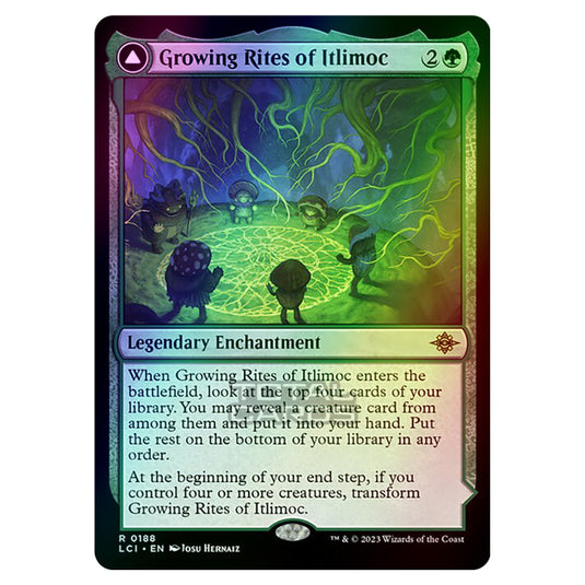 Magic The Gathering - The Lost Caverns of Ixalan - Growing Rites of Itlimoc // Itlimoc, Cradle of the Sun - 0188 (Foil)