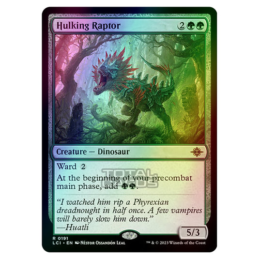 Magic The Gathering - The Lost Caverns of Ixalan - Hulking Raptor - 0191 (Foil)