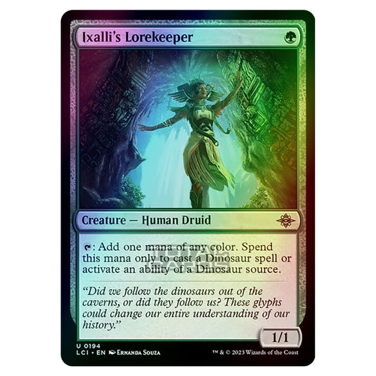 Magic The Gathering - The Lost Caverns of Ixalan - Ixalli's Lorekeeper - 0194 (Foil)