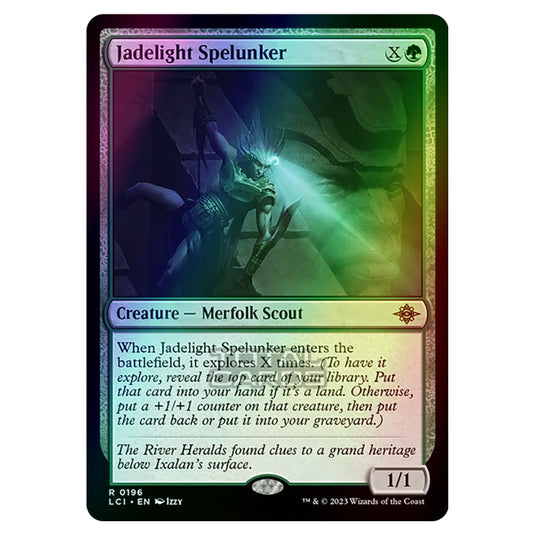 Magic The Gathering - The Lost Caverns of Ixalan - Jadelight Spelunker - 0196 (Foil)