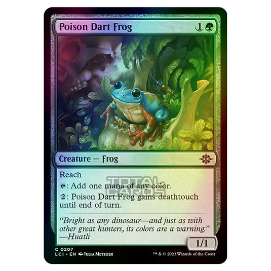 Magic The Gathering - The Lost Caverns of Ixalan - Poison Dart Frog - 0207 (Foil)