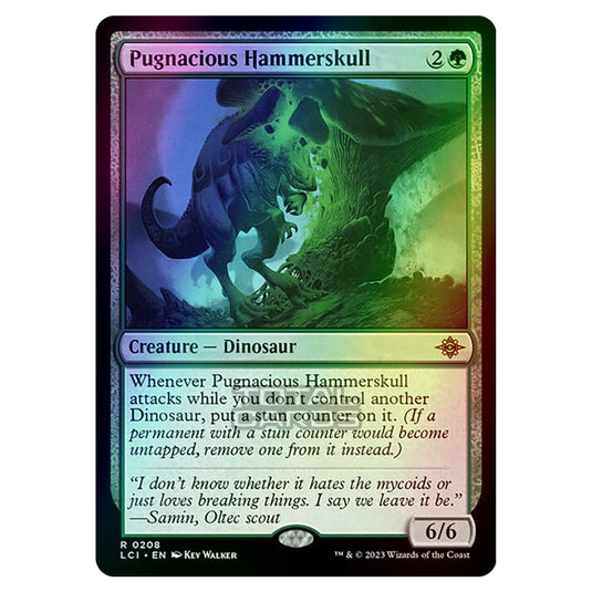 Magic The Gathering - The Lost Caverns of Ixalan - Pugnacious Hammerskull - 0208 (Foil)