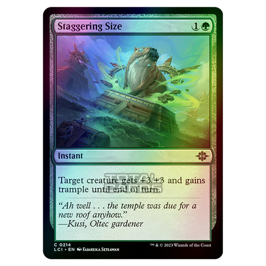 Magic The Gathering - The Lost Caverns of Ixalan - Staggering Size - 0214 (Foil)