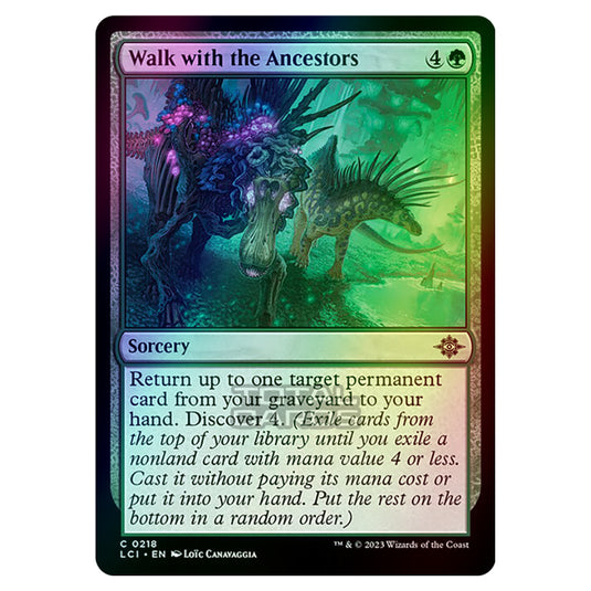 Magic The Gathering - The Lost Caverns of Ixalan - Walk with the Ancestors - 0218 (Foil)