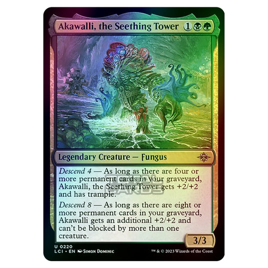 Magic The Gathering - The Lost Caverns of Ixalan - Akawalli, the Seething Tower - 0220 (Foil)