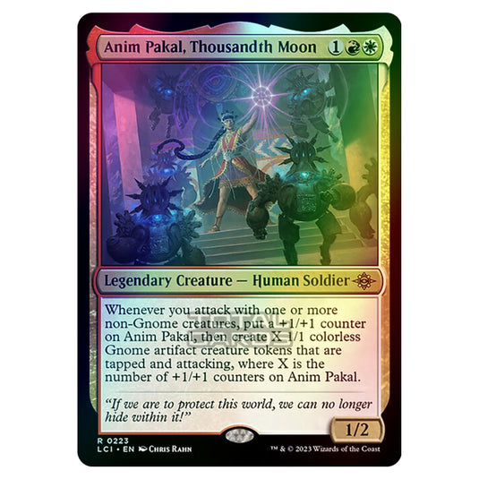 Magic The Gathering - The Lost Caverns of Ixalan - Anim Pakal, Thousandth Moon - 0223 (Foil)