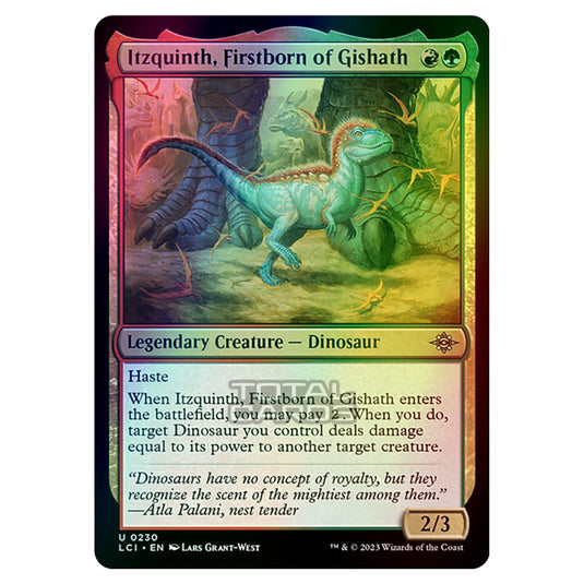 Magic The Gathering - The Lost Caverns of Ixalan - Itzquinth, Firstborn of Gishath - 0230 (Foil)