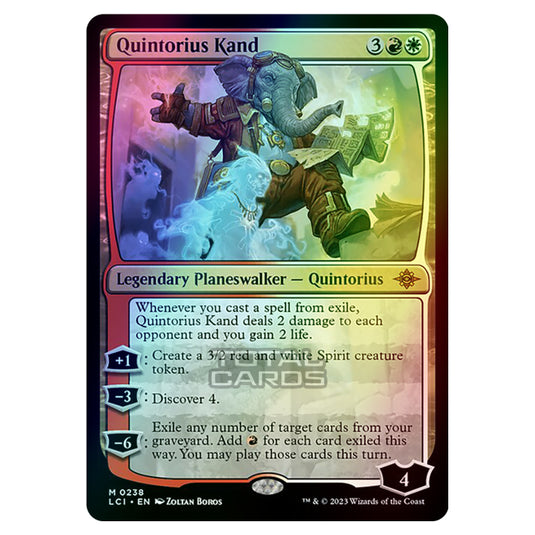 Magic The Gathering - The Lost Caverns of Ixalan - Quintorius Kand - 0238 (Foil)