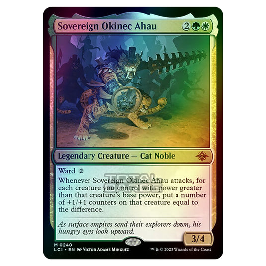 Magic The Gathering - The Lost Caverns of Ixalan - Sovereign Okinec Ahau - 0240 (Foil)