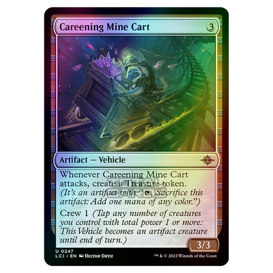 Magic The Gathering - The Lost Caverns of Ixalan - Careening Mine Cart - 0247 (Foil)