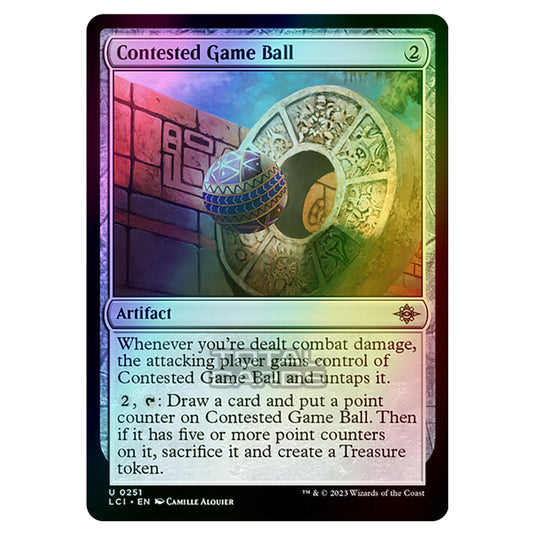 Magic The Gathering - The Lost Caverns of Ixalan - Contested Game Ball - 0251 (Foil)