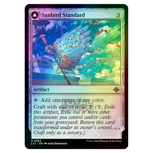 Magic The Gathering - The Lost Caverns of Ixalan - Sunbird Standard // Sunbird Effigy - 0262 (Foil)