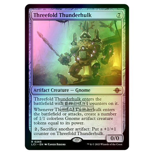 Magic The Gathering - The Lost Caverns of Ixalan - Threefold Thunderhulk - 0265 (Foil)