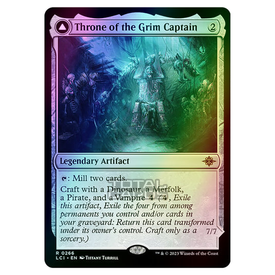 Magic The Gathering - The Lost Caverns of Ixalan - Throne of the Grim Captain // The Grim Captain - 0266 (Foil)