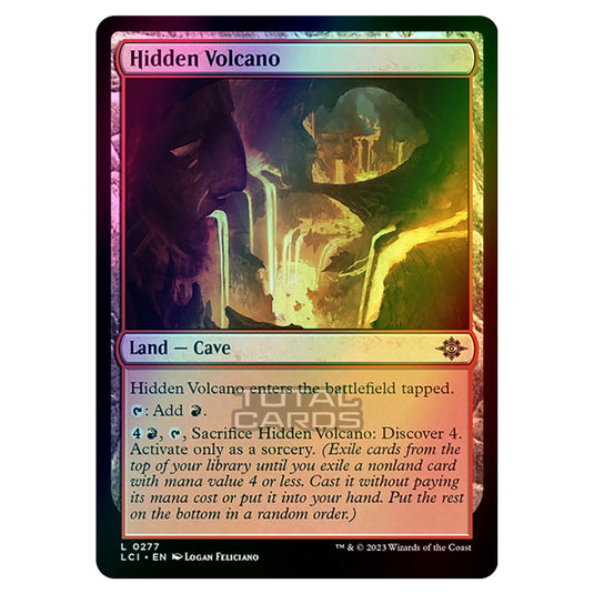 Magic The Gathering - The Lost Caverns of Ixalan - Hidden Volcano - 0277 (Foil)