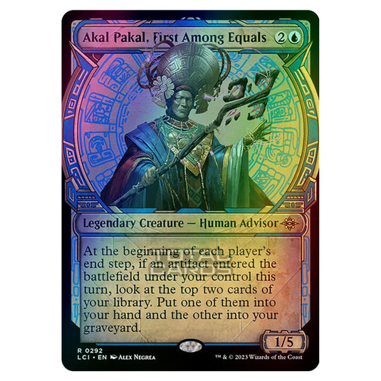 Magic The Gathering - The Lost Caverns of Ixalan - Akal Pakal, First Among Equals (Showcase) - 0292 (Foil)