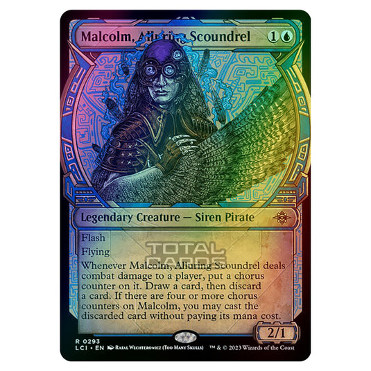 Magic The Gathering - The Lost Caverns of Ixalan - Malcolm, Alluring Scoundrel (Showcase) - 0293 (Foil)