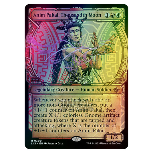 Magic The Gathering - The Lost Caverns of Ixalan - Anim Pakal, Thousandth Moon (Showcase) - 0300 (Foil)