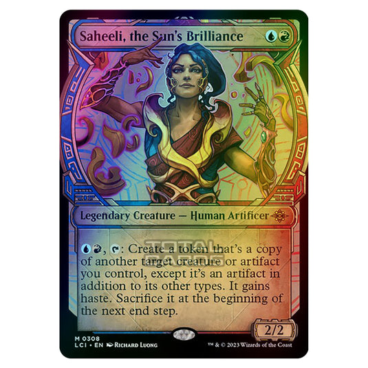 Magic The Gathering - The Lost Caverns of Ixalan - Saheeli, the Sun's Brilliance (Showcase) - 0308 (Foil)