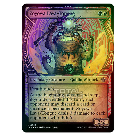 Magic The Gathering - The Lost Caverns of Ixalan - Zoyowa Lava-Tongue (Showcase) - 0312 (Foil)