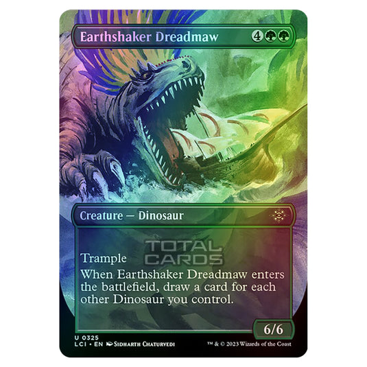 Magic The Gathering - The Lost Caverns of Ixalan - Earthshaker Dreadmaw (Borderless) - 0325 (Foil)