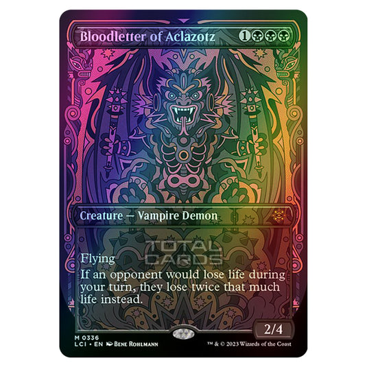 Magic The Gathering - The Lost Caverns of Ixalan - Bloodletter of Aclazotz (Borderless) - 0336 (Foil)