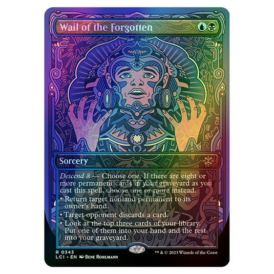 Magic The Gathering - The Lost Caverns of Ixalan - Wail of the Forgotten (Borderless) - 0343 (Foil)