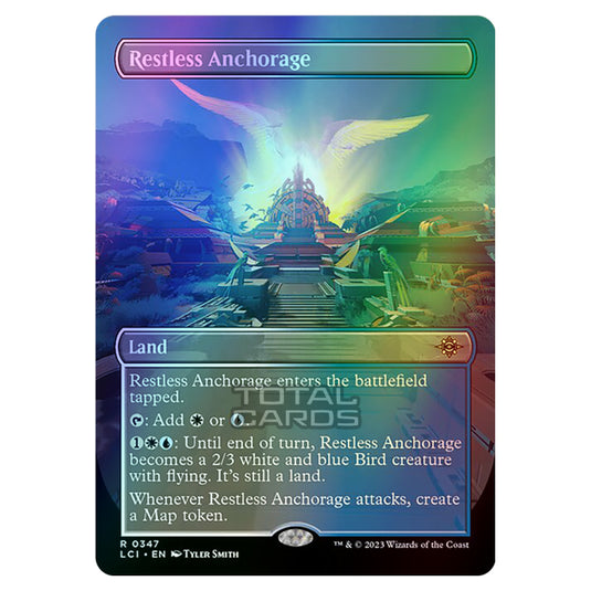 Magic The Gathering - The Lost Caverns of Ixalan - Restless Anchorage (Borderless) - 0347 (Foil)