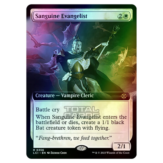 Magic The Gathering - The Lost Caverns of Ixalan - Sanguine Evangelist (Extended Art) - 0356 (Foil)